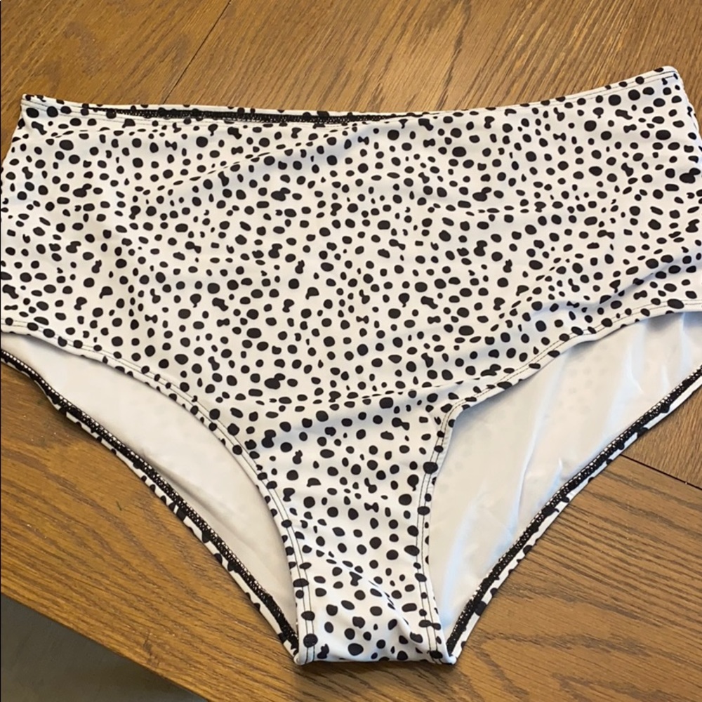 High waisted plus size swimsuit bottoms